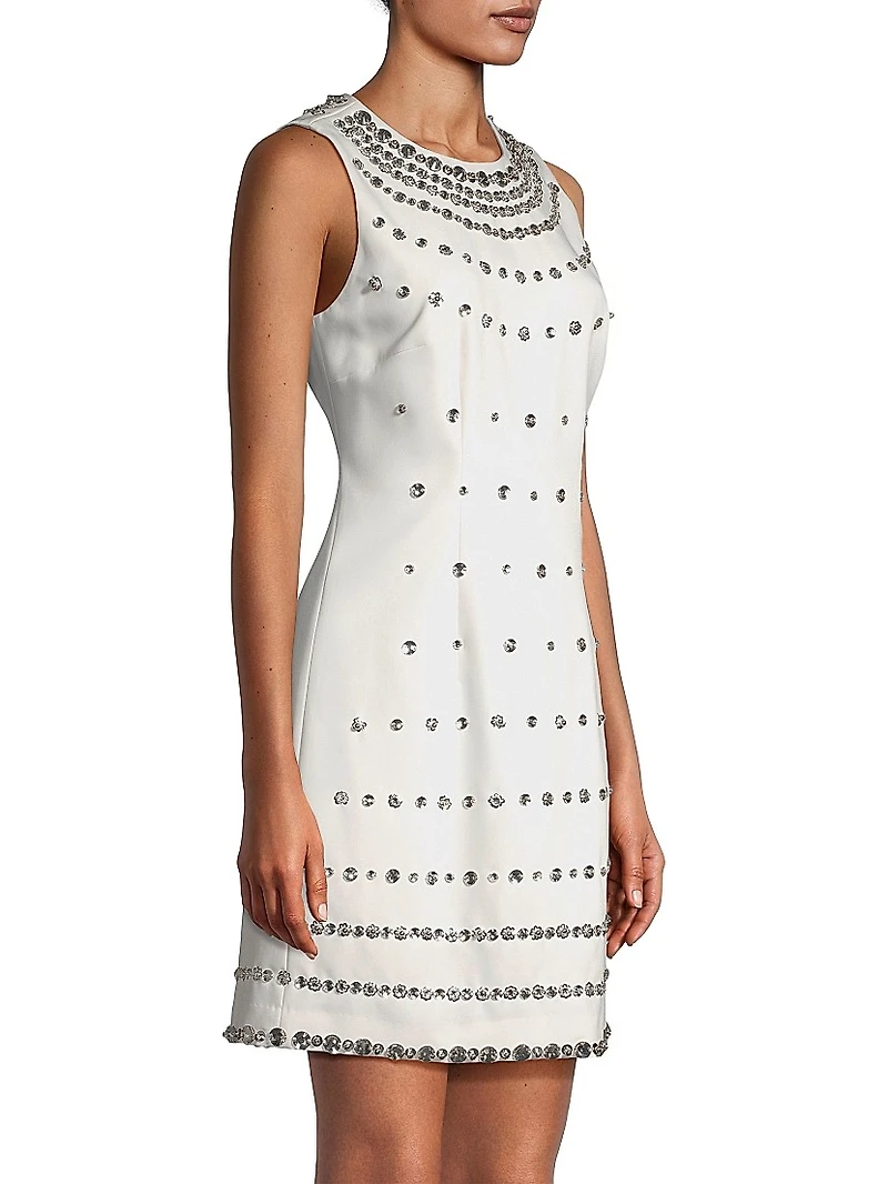 Eliana Crystal-Embellished Minidress