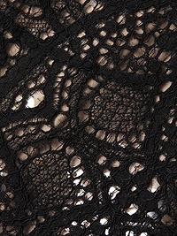 Piper Geometric Cotton-Blend Chantilly Lace Flare Pants