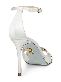 So Divine 85MM Satin Sandals