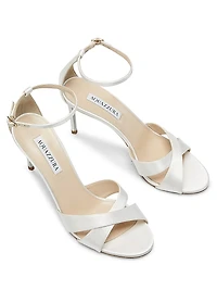 So Divine 85MM Satin Sandals