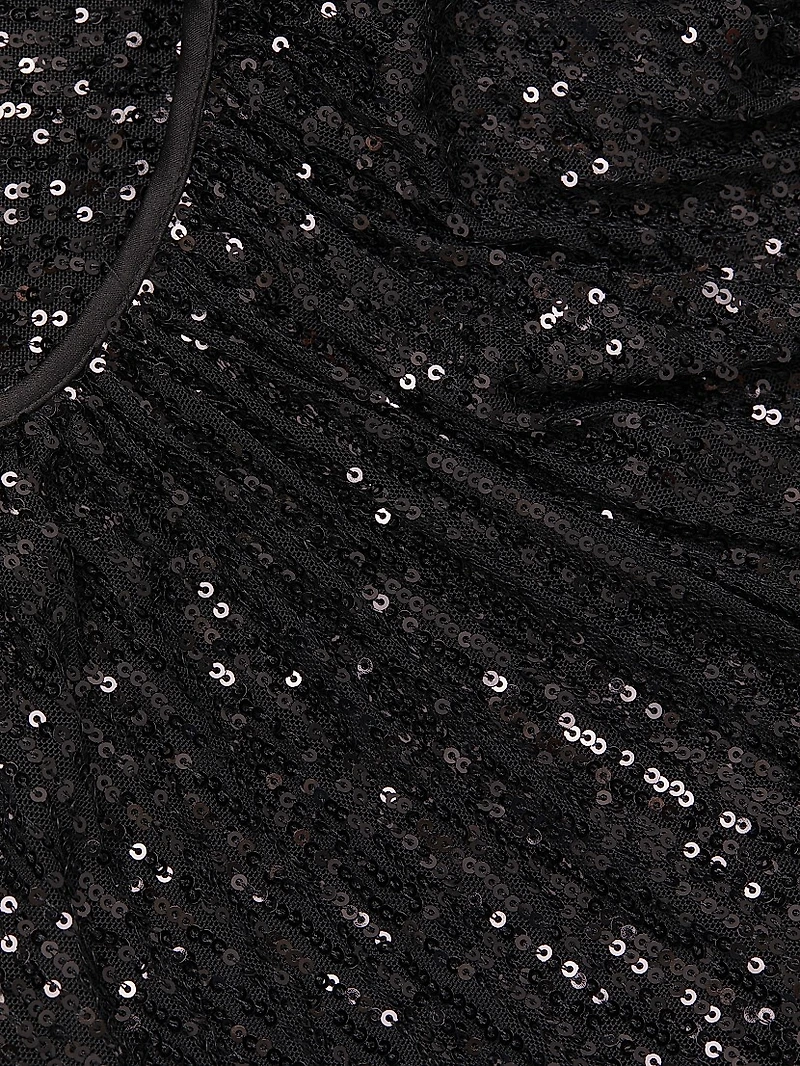 Solie Sequined Cut-Out Maxi Dress