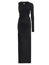 Myrtia Asymmetric Maxi-Dress