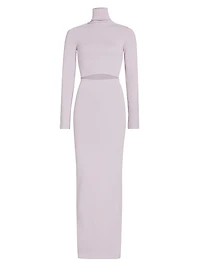 Suno Knit Turtleneck Maxi-Dress