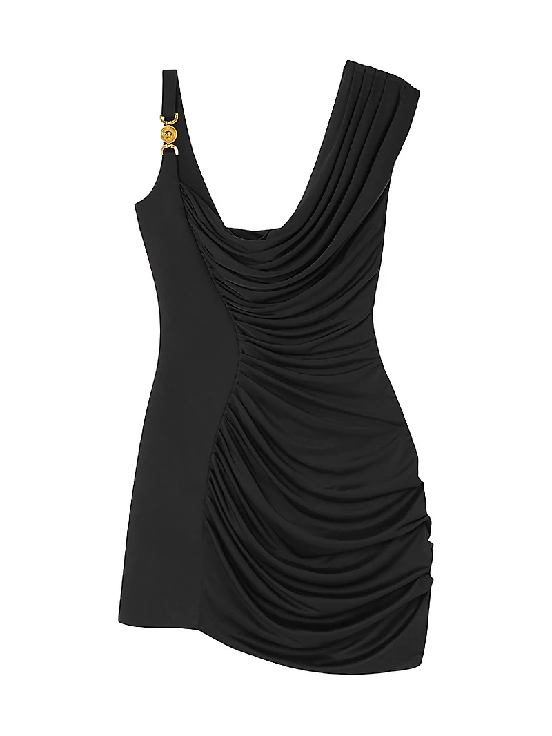 Ruched Jersey Minidress