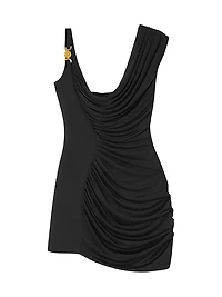 Ruched Jersey Minidress