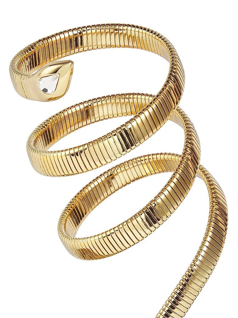 40MM Metallic Leather Wrap Sandals
