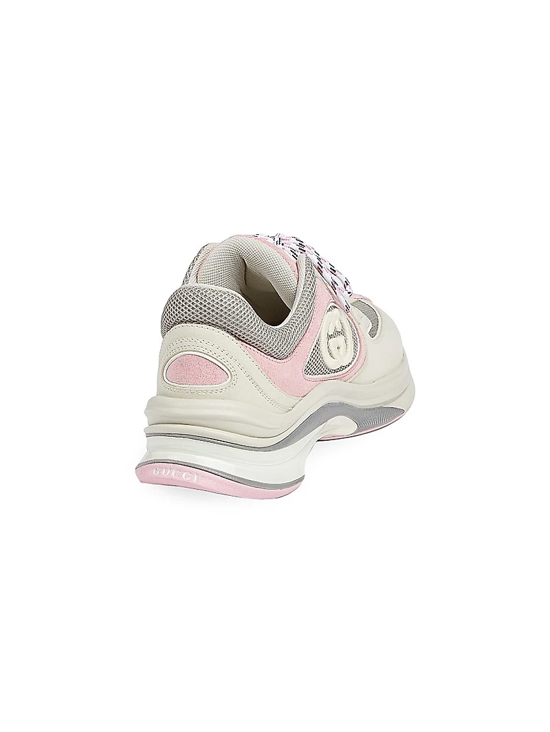 Run Premiem Suede Mesh Sneakers
