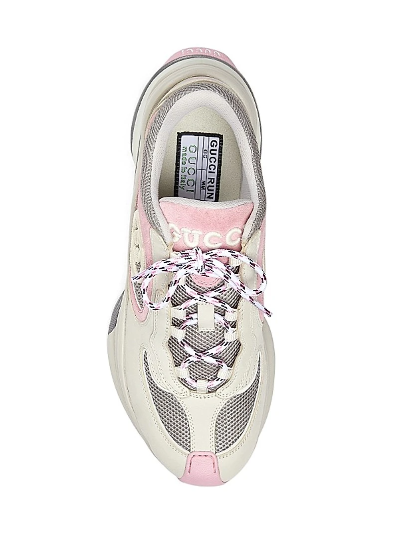 Run Premiem Suede Mesh Sneakers