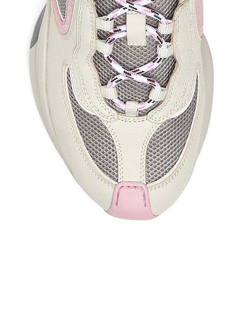 Run Premiem Suede Mesh Sneakers
