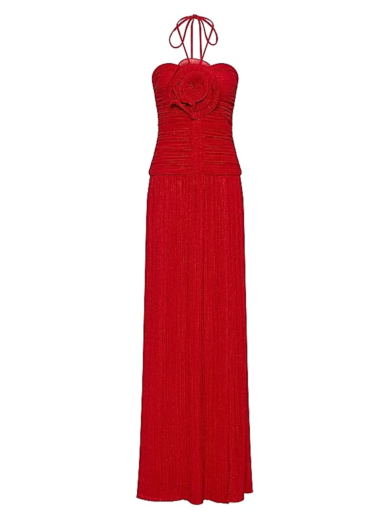 Samantha Ruched Organza Gown