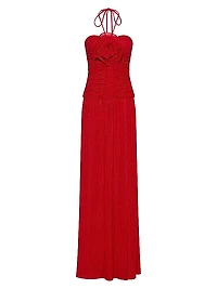 Samantha Ruched Organza Gown