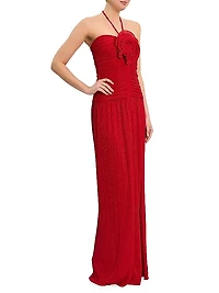 Samantha Ruched Organza Gown