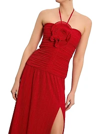 Samantha Ruched Organza Gown