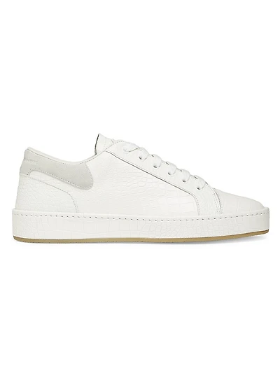 Brazilieiro Axia Embossed-Leather Sneakers