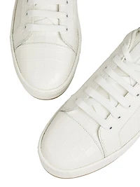 Brazilieiro Axia Embossed-Leather Sneakers