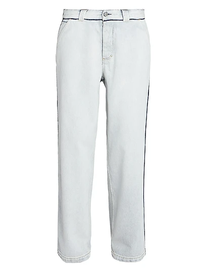 Baggy Wide-Leg Cargo Jeans