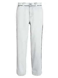 Baggy Wide-Leg Cargo Jeans