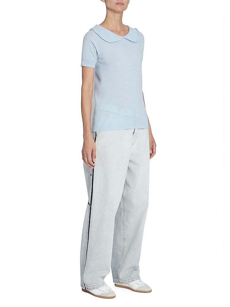 Baggy Wide-Leg Cargo Jeans