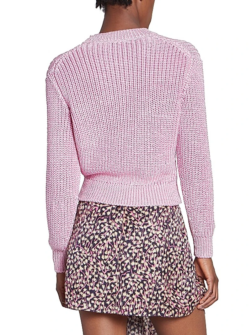 Yandra Knit Crewneck Sweater