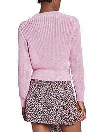 Yandra Knit Crewneck Sweater