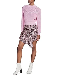 Yandra Knit Crewneck Sweater