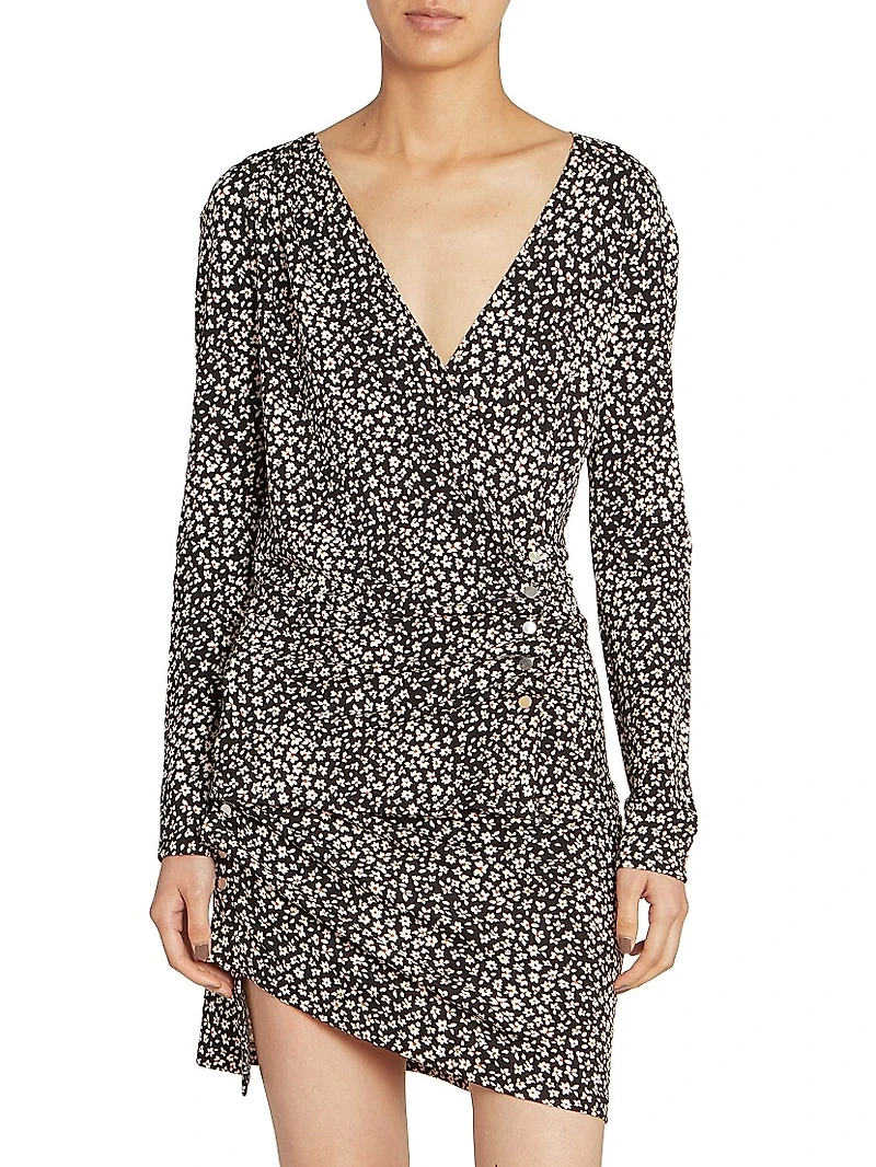 Ditsy Daisy V-Neck Blouse