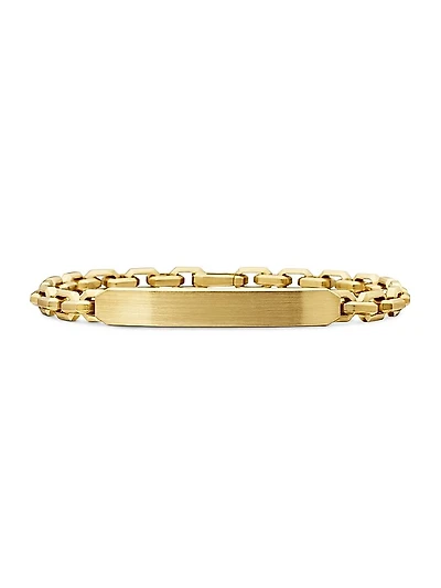 Streamline ID Bracelet in 18K Yellow Gold, 6.8MM