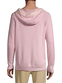 Faded Knit Hoodie