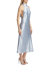 Bridal Sienna Satin Midi-Dress