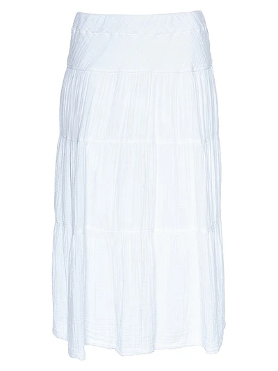 Tiered Long Ruffle Skirt Fully Lined