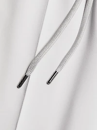 Cropped Scuba Drawstring Pants