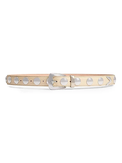 The Benny Studded Leather Belt