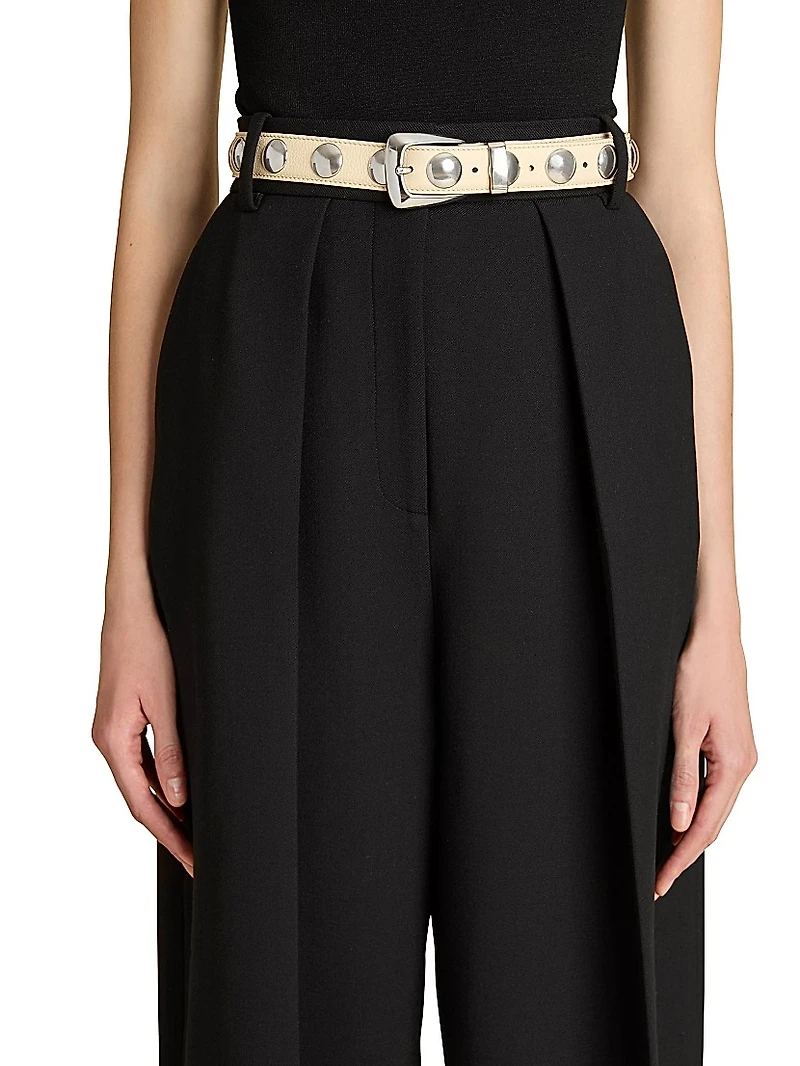 The Benny Studded Leather Belt