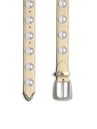 The Benny Studded Leather Belt