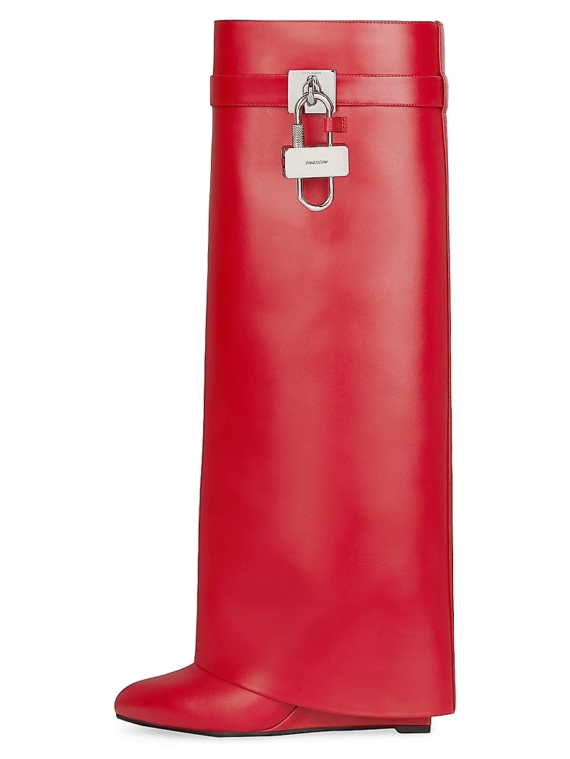 Shark Lock Boots Wide Fit Leather