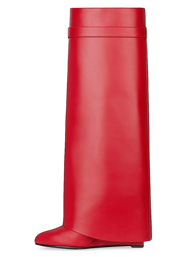 Shark Lock Boots Wide Fit Leather