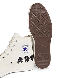 CdG PLAY x Converse Men's Chuck Taylor All Star Multi-Heart High-Top Sneakers