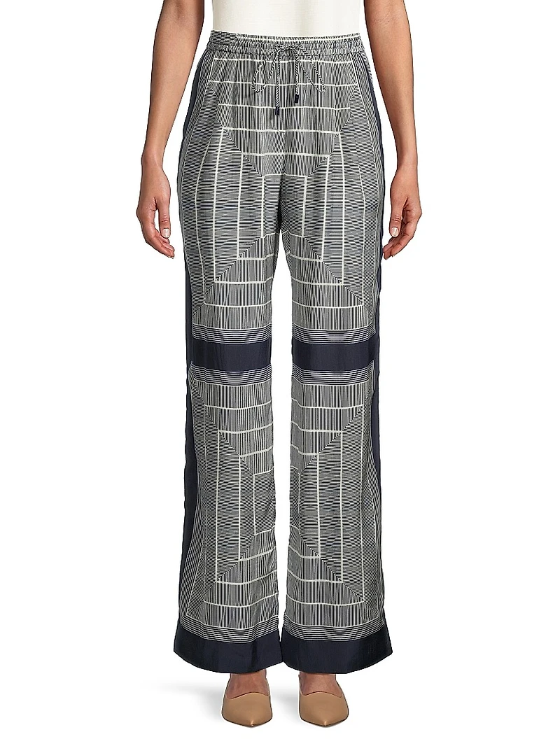 Voyager Border Print Pants