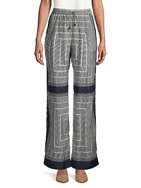 Voyager Border Print Pants
