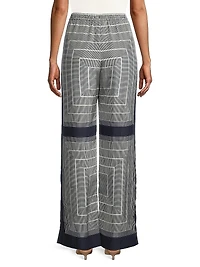 Voyager Border Print Pants