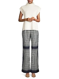 Voyager Border Print Pants