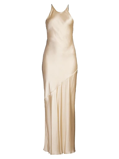 Nonchalance Satin Slip Dress