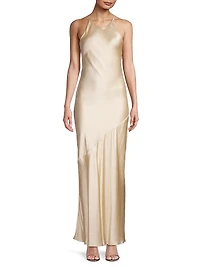 Nonchalance Satin Slip Dress