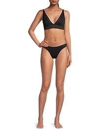 Linda Laser-Cut Bikini Bottom
