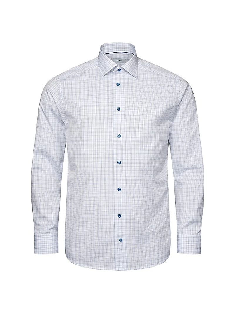 Slim-Fit Checked Shirt