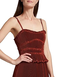 Brisha Tiered Midi-Dress