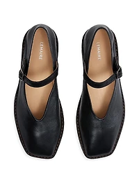 Leather Mary Janes