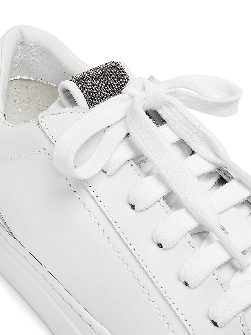 Leather Low-Top Sneakers