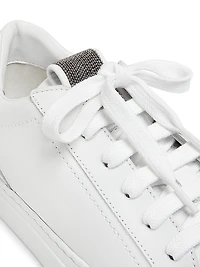 Leather Low-Top Sneakers