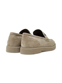 Suede Penny Loafers